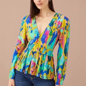 NWT Alivia The Shea multicolor top size medium